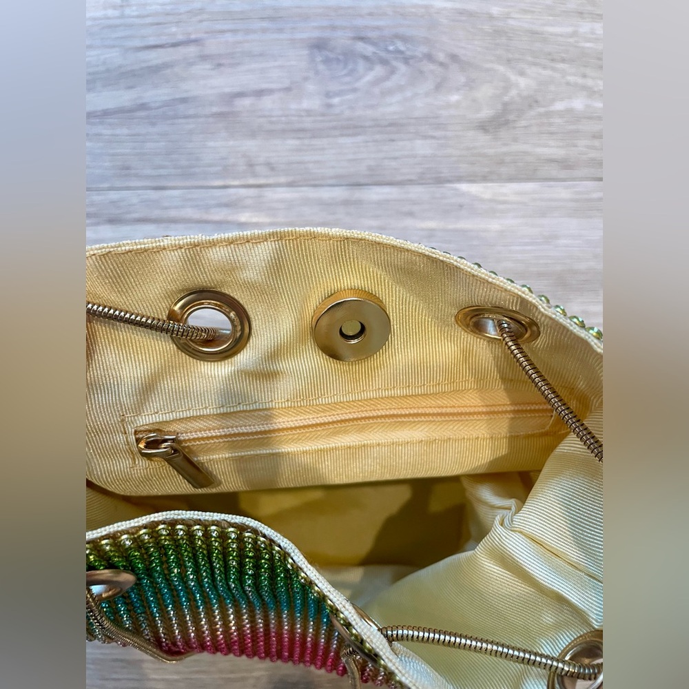 Rainbow Rhinestone Pouch Bag - Picture 11 of 13